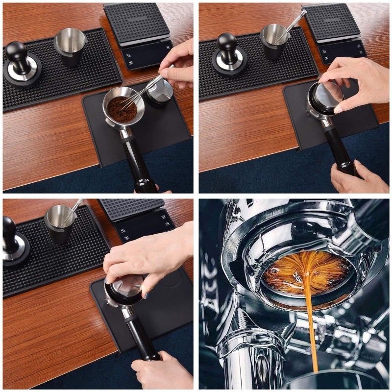 MATOW Espresso Coffee Stirrer  MATOW Stainless Steel Mini Whisk for Espresso Stirring Distribution - Professional Coffee Powder Stirring Tool - Image 3